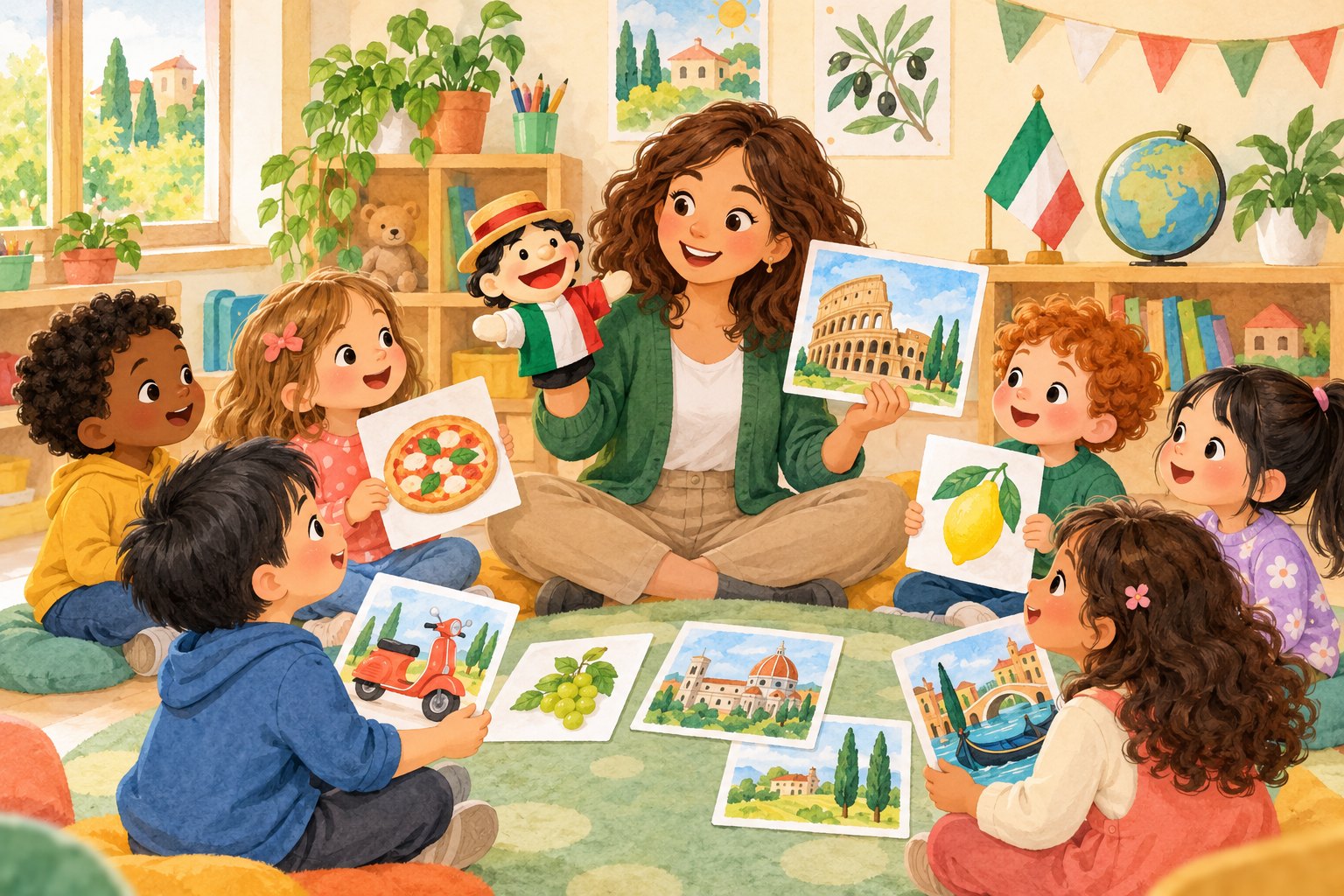Ilustrație pentru Limba italiană